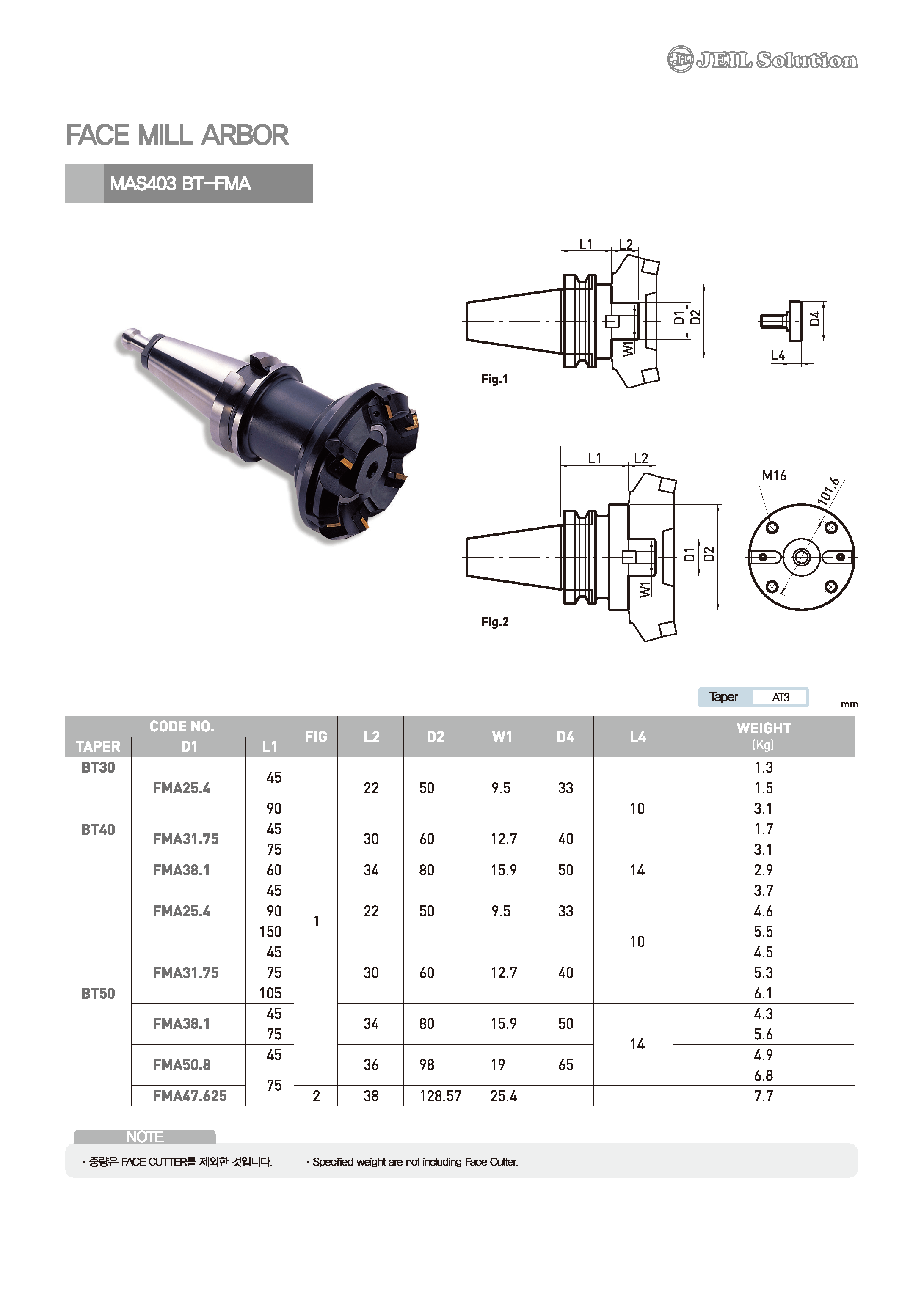 Face Mill Arbor 3